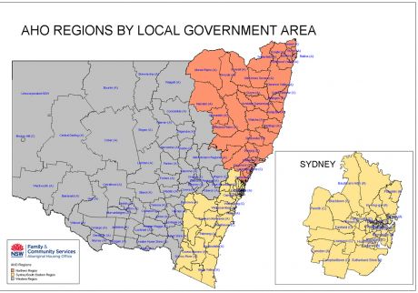 Maps and charts | Aboriginal Housing Office