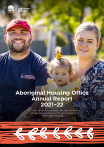 AHO Annual Report 2021-2022 | Aboriginal Housing Office